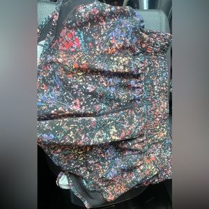 Flower Print Size 6 Lululemon shorts- slightly worn
